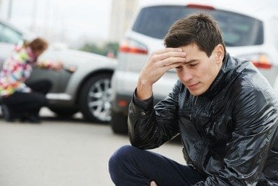 Uninsured motorist after car crash