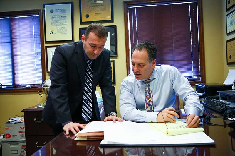 Jonathan D'Agostino and one of his Attorneys